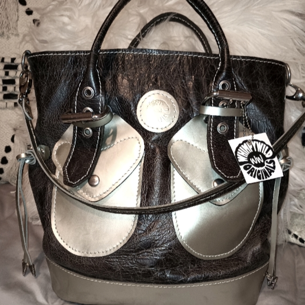 New Leather Bag by Wimpy Wild Originals